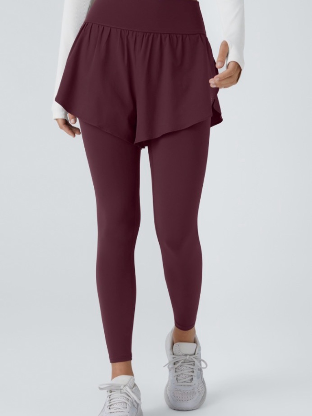 Halara Breezeful High Waisted 2-in-1 Skort Leggings Reflective Dots Pocket M - Picture 2 of 9